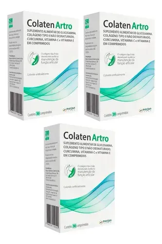 3 Caixas Colaten Artro Suplemento Para Articulações 30 Comprimidos