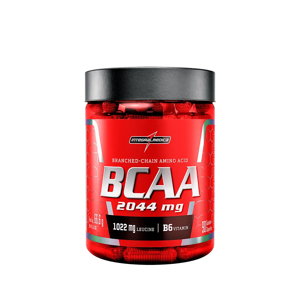 BCAA 2044mg 90 Cápsulas - Integralmedica - 2044mg por dose