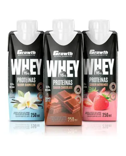 Bebida Láctea UHT De Proteínas 250ml - Growth Supplements - Pronta para beber