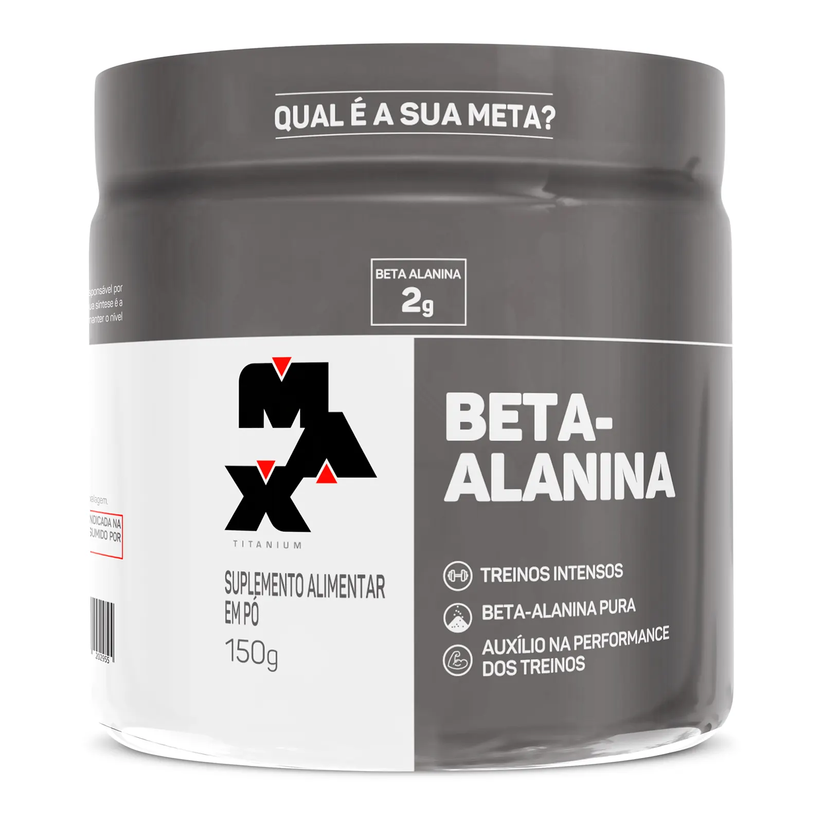 Beta-Alanina 150g - Max Titanium - Aumenta resistência muscular