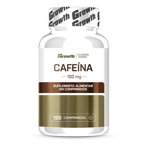 Cafeína 100mg 120 Comprimidos - Growth Supplements - 100mg por comprimido