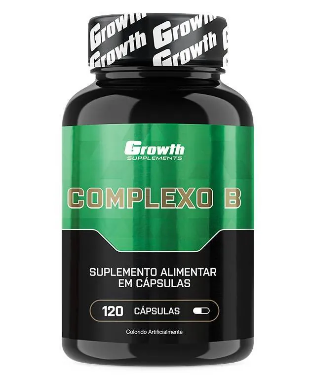 Complexo B 120 Caps - Growth Supplements - Todas as vitaminas B