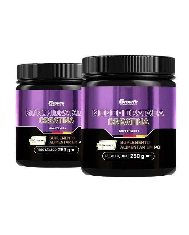 Kit Creatina Creapure 500g - Growth Supplements - Economia no kit