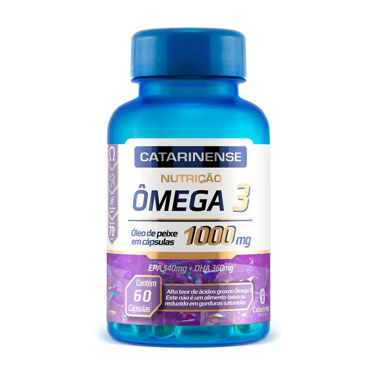 Ômega 3 1000mg Catarinense 120 Cápsulas