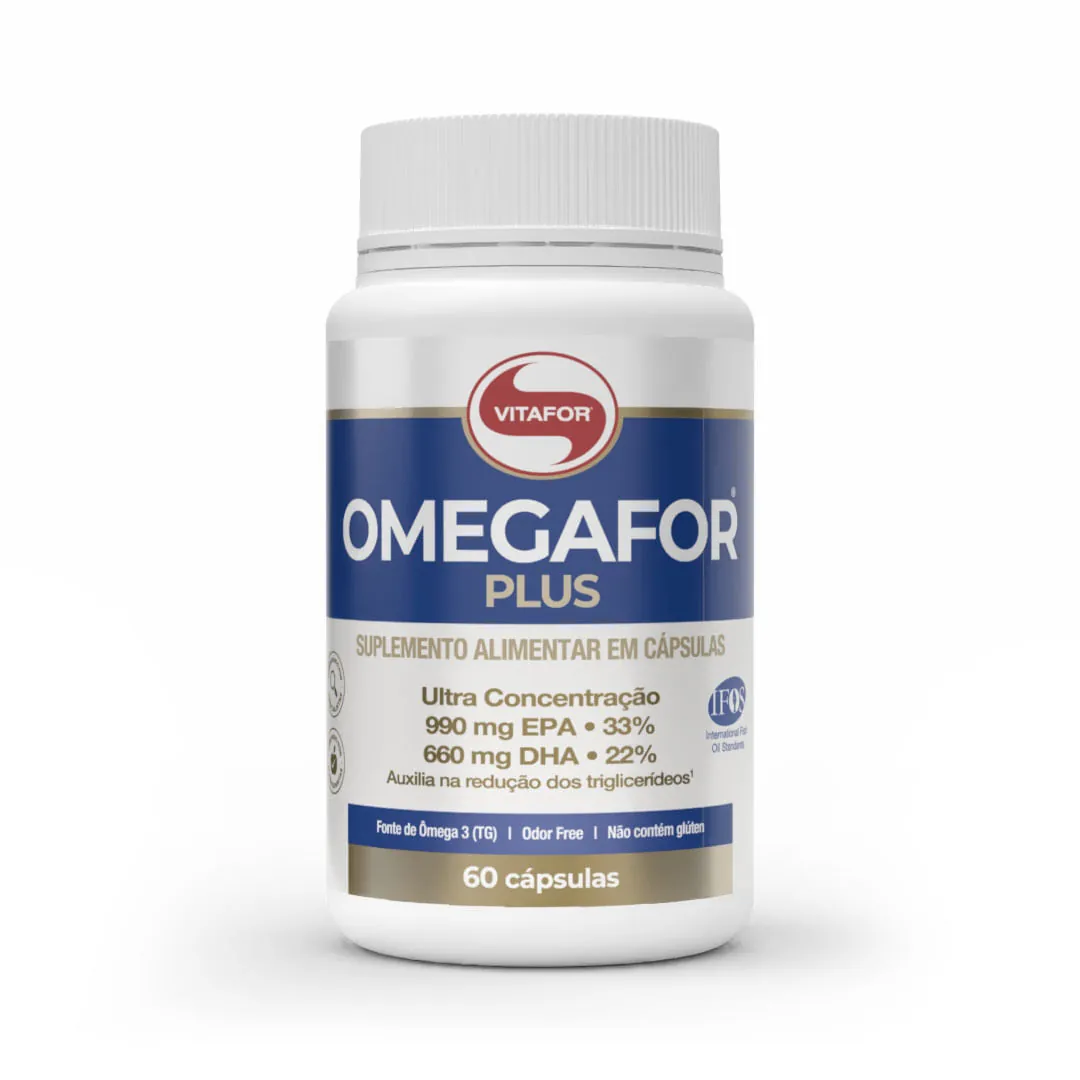 Omegafor Plus 60 Cápsulas - Vitafor - Alta concentração