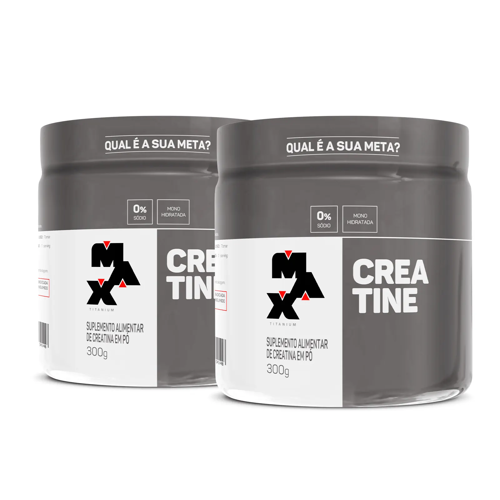Pack 2x Creatina 300g - Max Titanium - Economia no pack