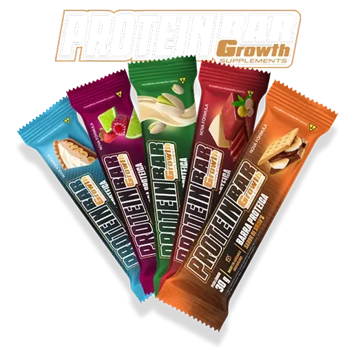 Protein Bar 30g Display C/ 12 Un - Growth Supplements - 8,9g de proteína por barra