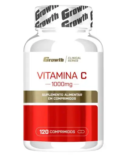 Vitamina C 1000mg 120 Comp - Growth Supplements - 1000mg por comprimido